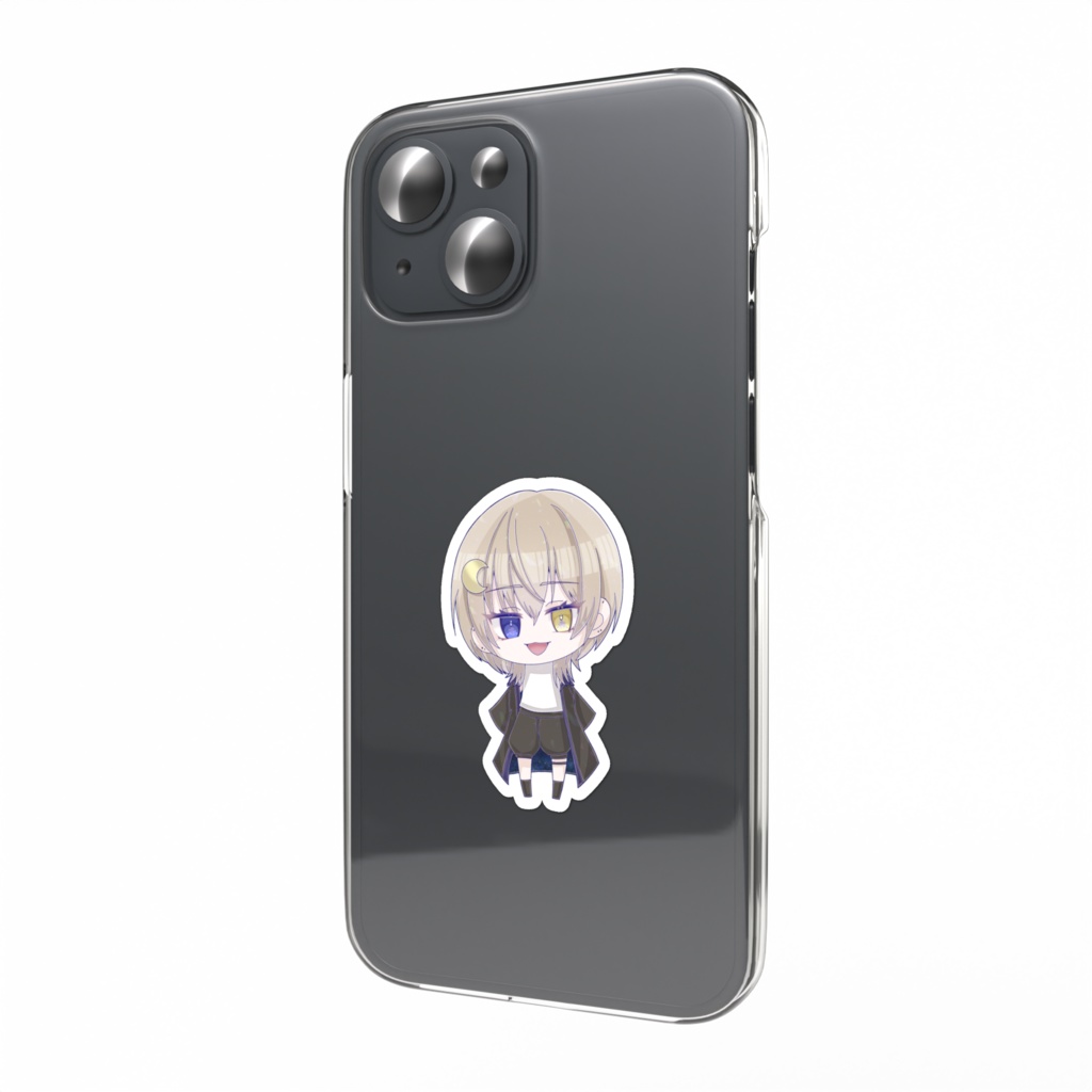 スマホステッカー  ~幻中月~