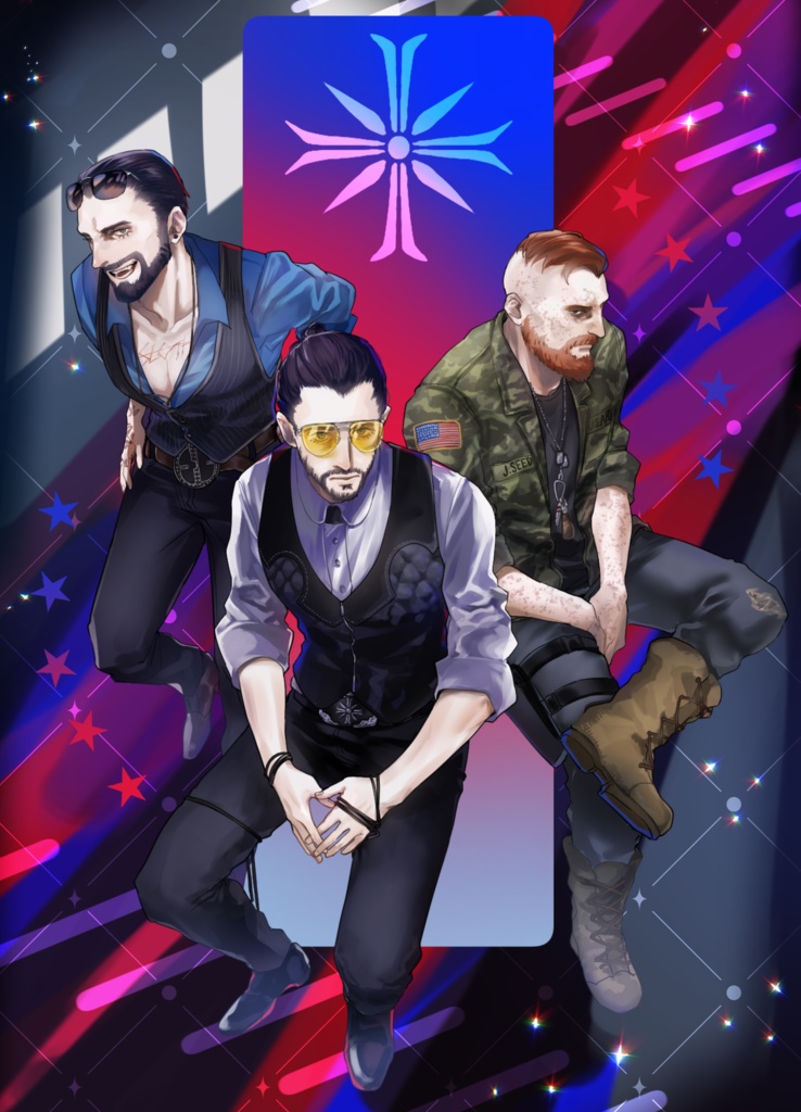 【️FARCRY5】Seed兄弟ジオラマアクリルスタンド