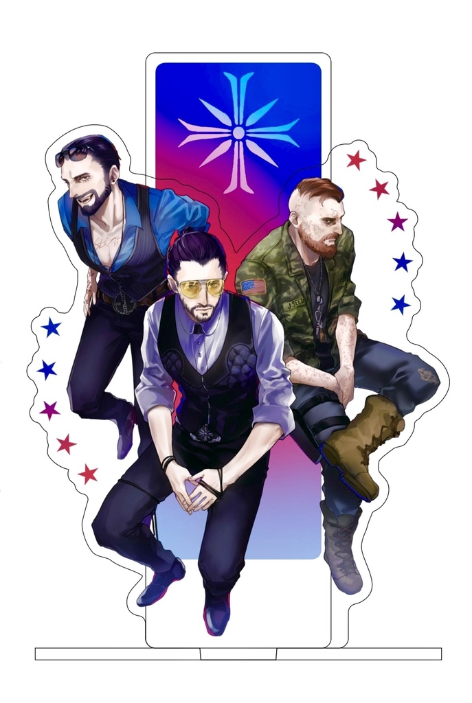 【️FARCRY5】Seed兄弟ジオラマアクリルスタンド