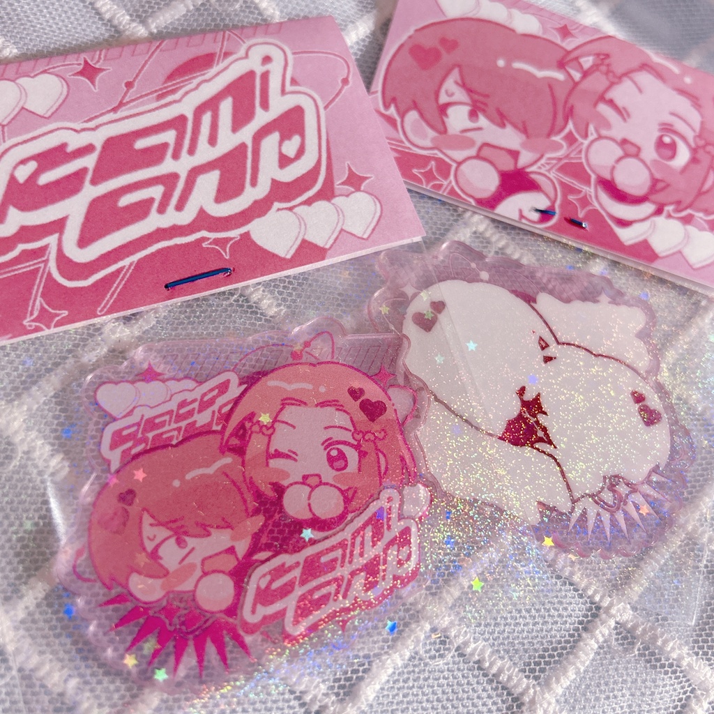 アクリルクリアシール♡ミ