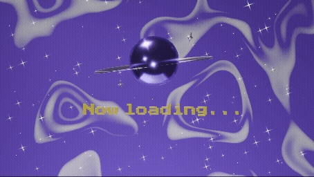 【無料配布】配信や動画に🌌キラキラ土星の待機ループ動画(mp4/gif)