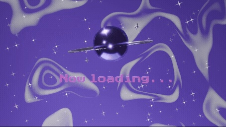 【無料配布】配信や動画に🌌キラキラ土星の待機ループ動画(mp4/gif)