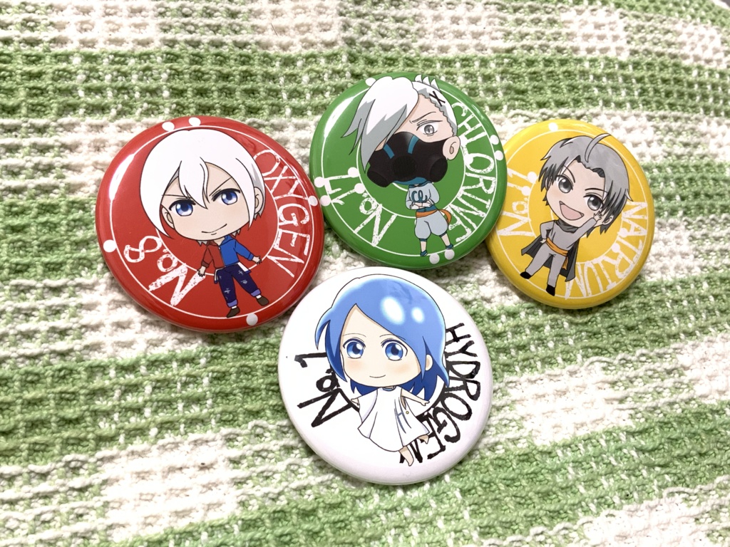 缶バッチ(H、O、Na、Cl)