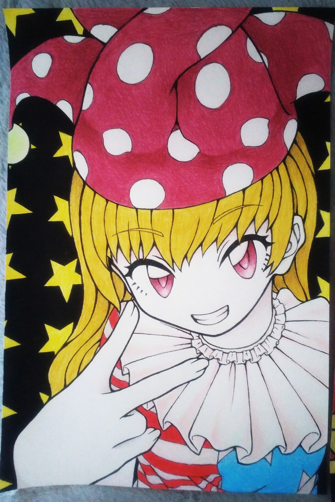 ヘカーティア・ラピスラズリ&クラウンピース(原画)