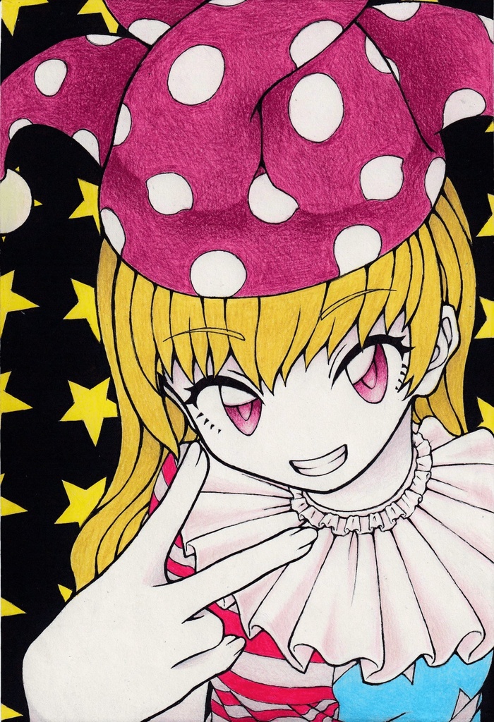 ヘカーティア・ラピスラズリ&クラウンピース(原画)