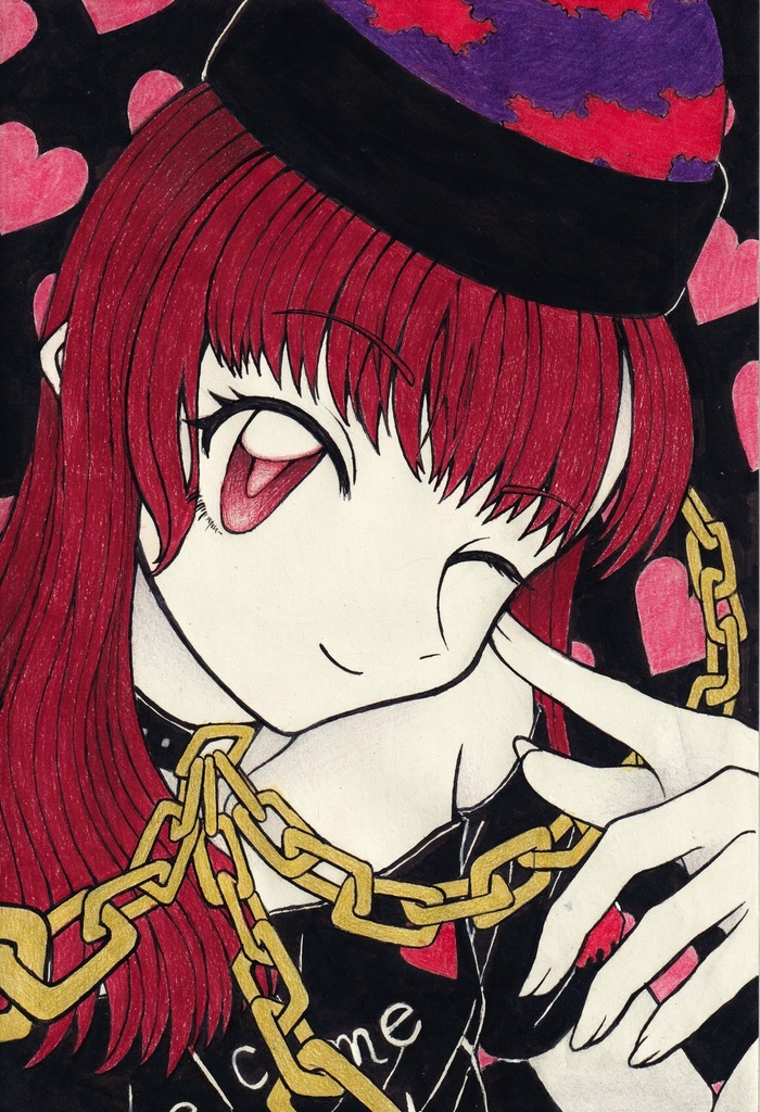 ヘカーティア・ラピスラズリ&クラウンピース(原画)