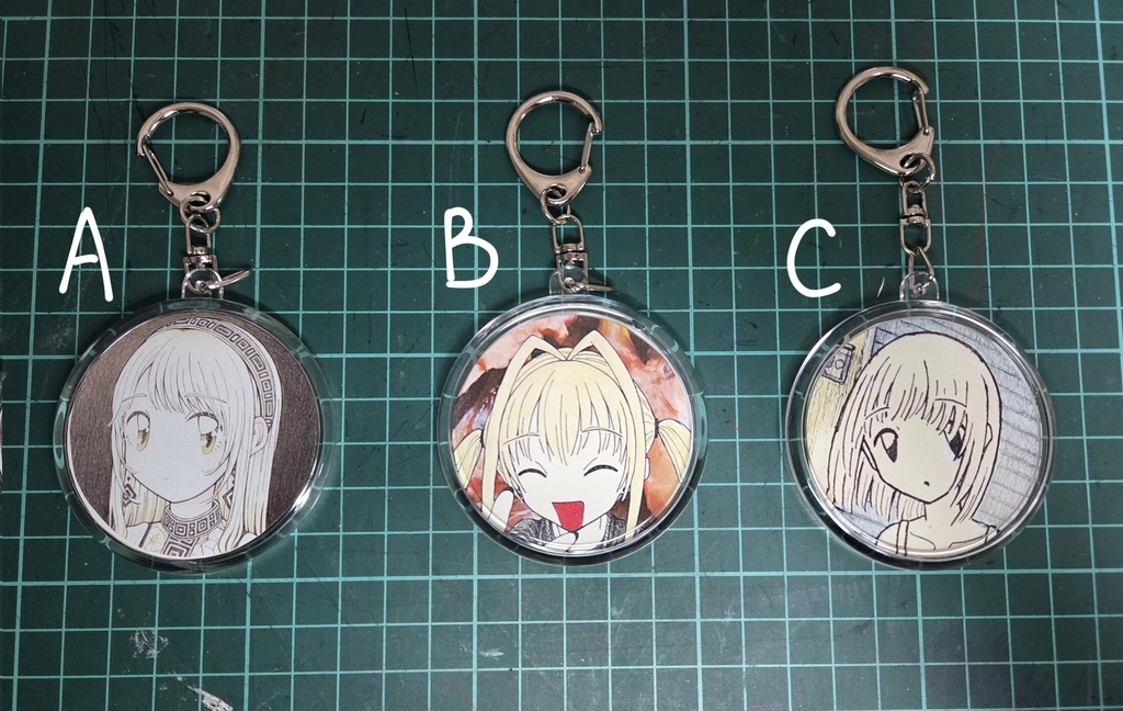 二面性キーホルダー