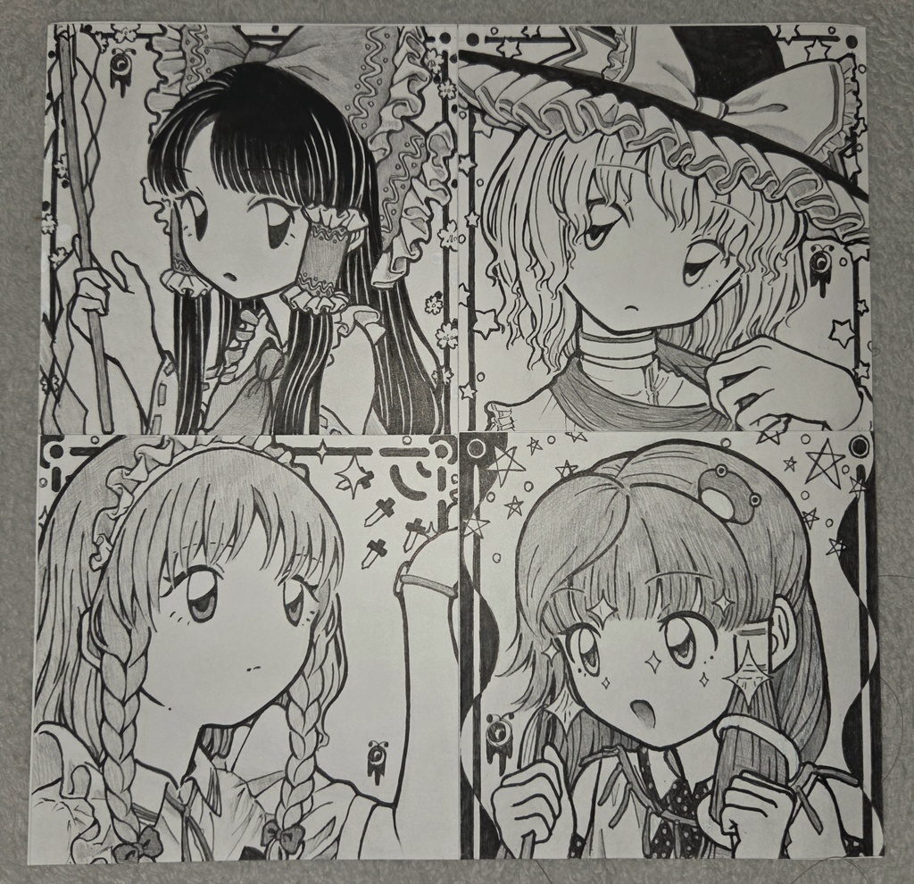 自機キャラミニイラスト(原画)
