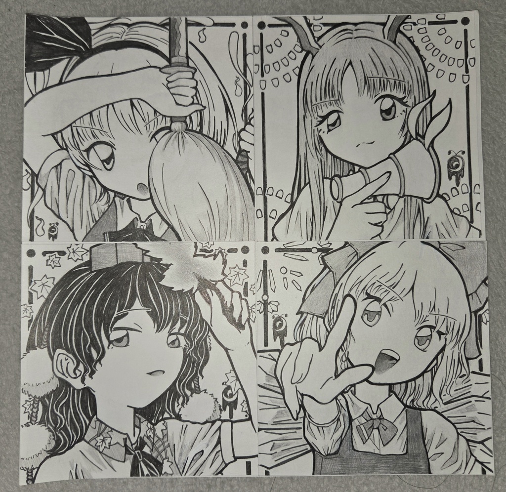 自機キャラミニイラスト(原画)