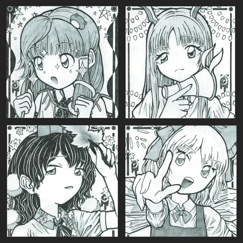自機キャラミニイラスト(原画)
