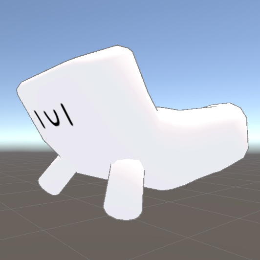 頭に乗せるはんぺんもち