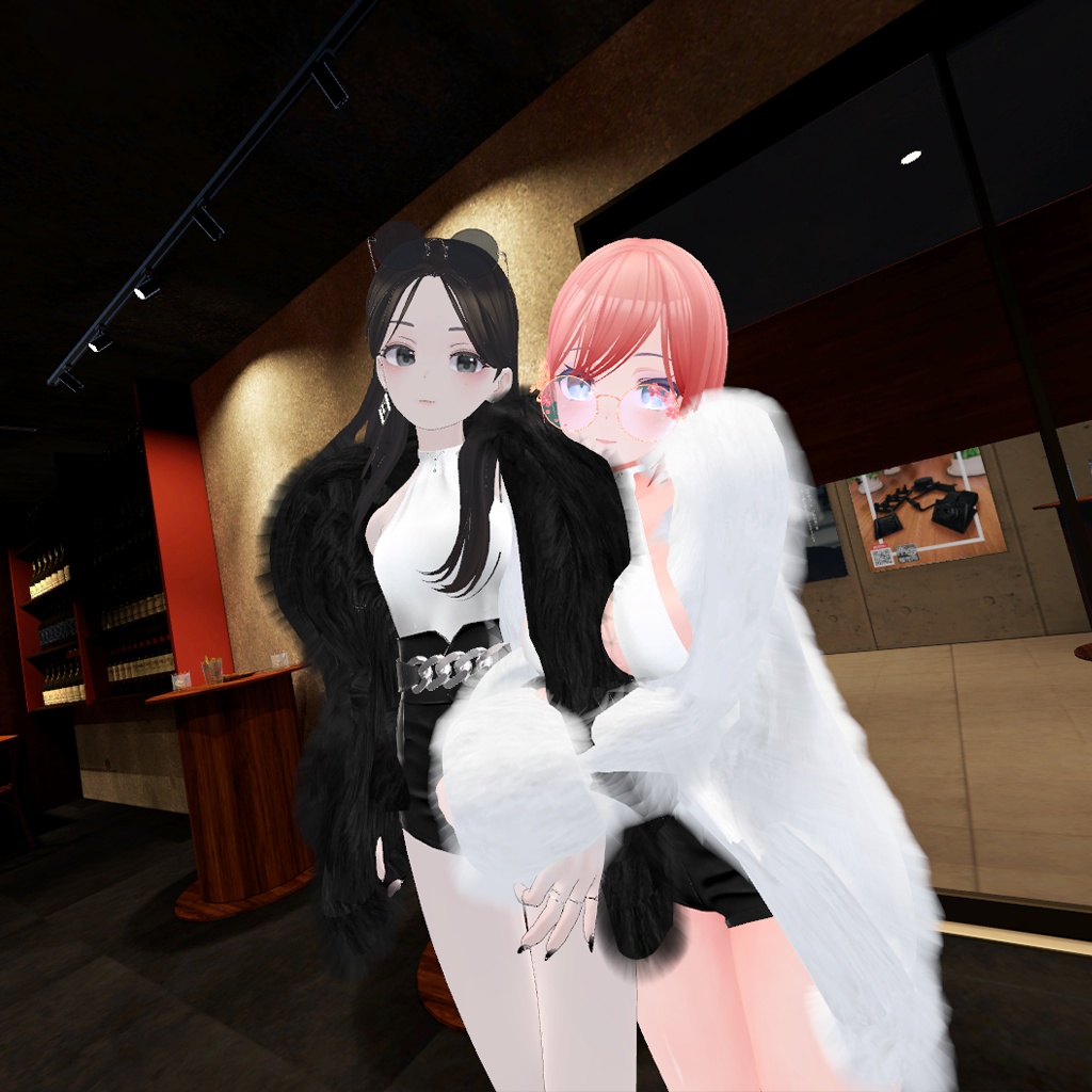 『桔梗,セレスティア,イメリス,Grus』【3D衣装モデル】Fur_coat