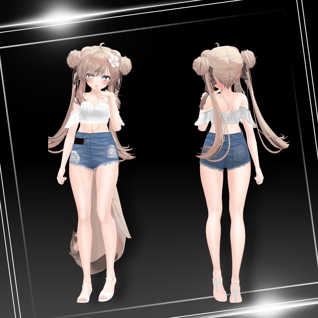 『9アバター対応』【3D衣装モデル】city life wear