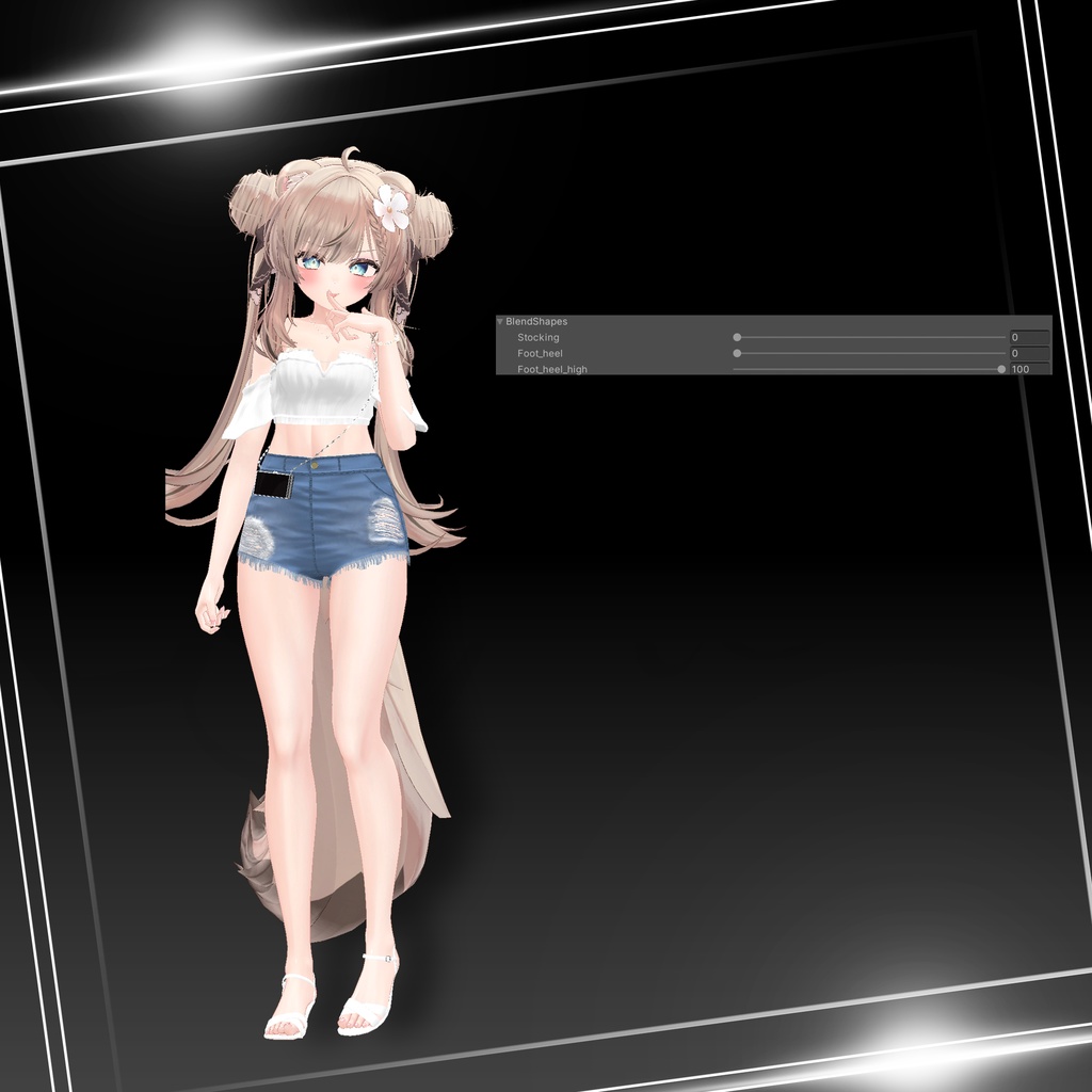 『9アバター対応』【3D衣装モデル】city life wear