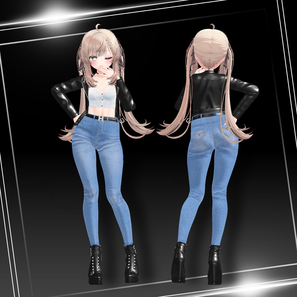 『8アバター対応』【3D衣装モデル】undercover