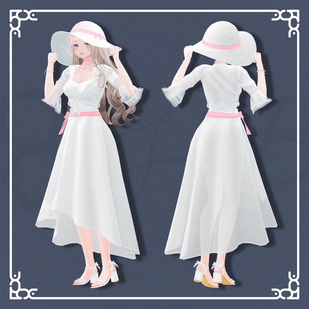 『6アバター対応』【3D衣装モデル】Summer_memories