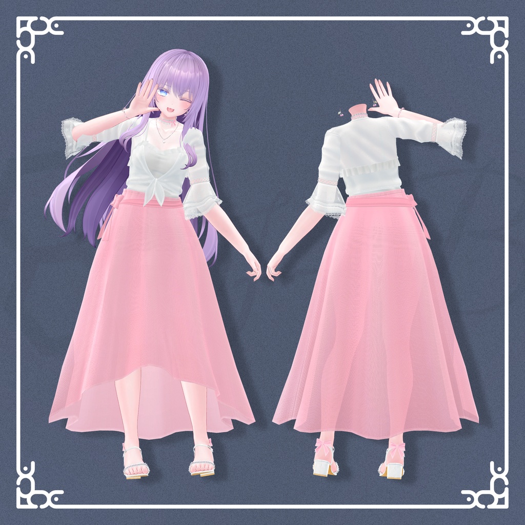 『6アバター対応』【3D衣装モデル】Summer_memories