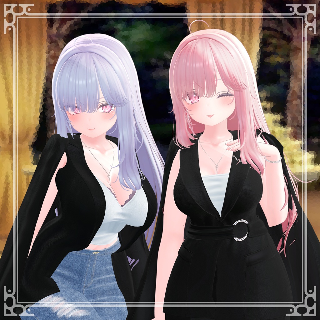 『5アバター対応』【3D衣装モデル】tipsy night