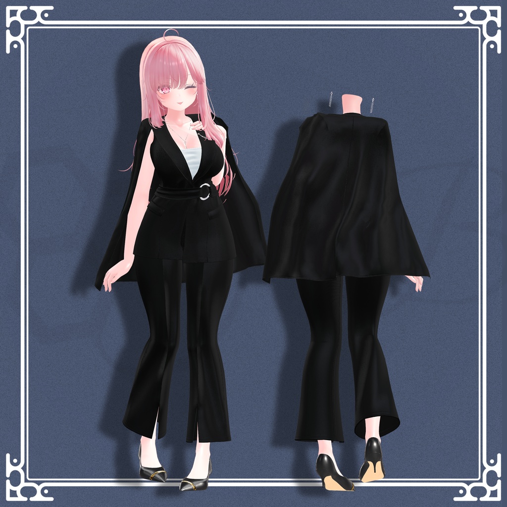 『5アバター対応』【3D衣装モデル】tipsy night