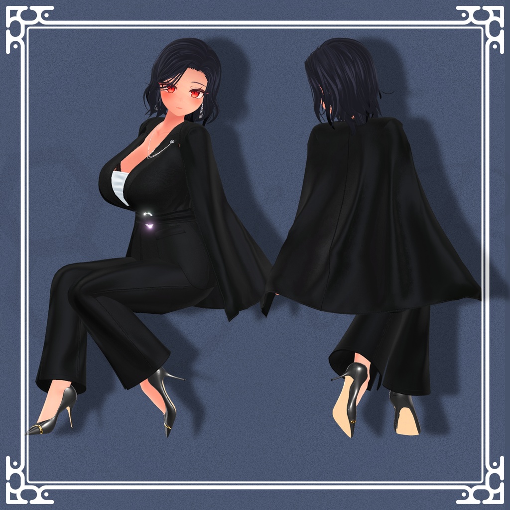 『5アバター対応』【3D衣装モデル】tipsy night