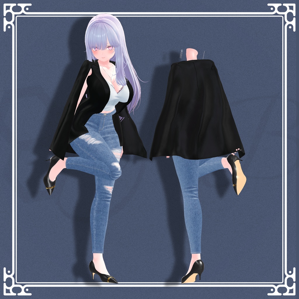 『5アバター対応』【3D衣装モデル】tipsy night