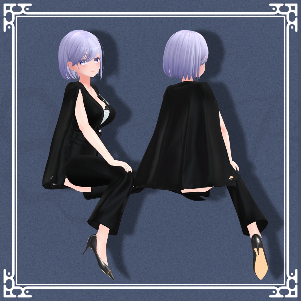 『5アバター対応』【3D衣装モデル】tipsy night