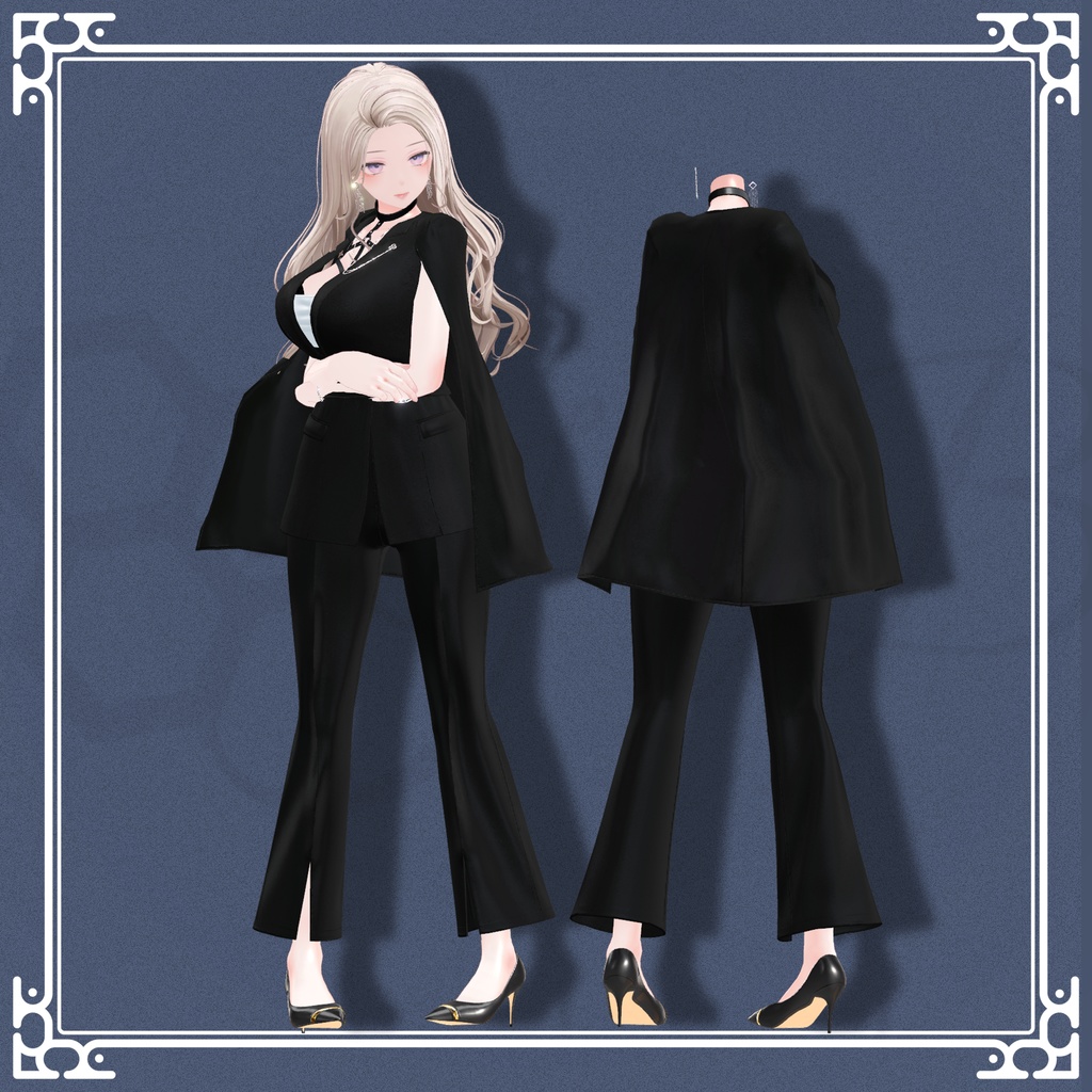 『5アバター対応』【3D衣装モデル】tipsy night