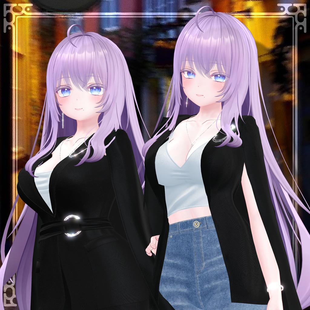 『5アバター対応』【3D衣装モデル】tipsy night