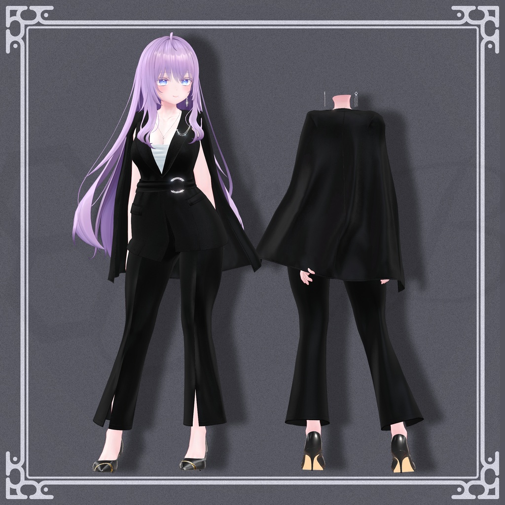 『5アバター対応』【3D衣装モデル】tipsy night