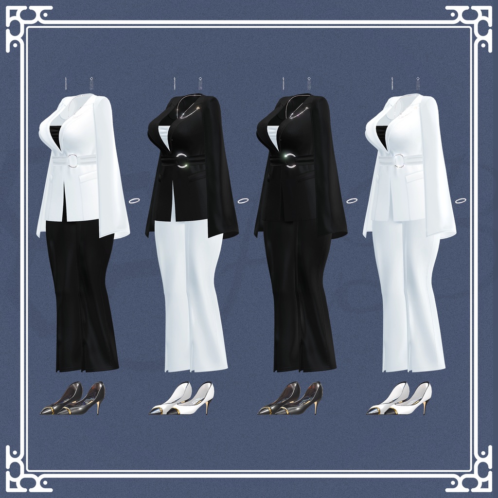 『5アバター対応』【3D衣装モデル】tipsy night