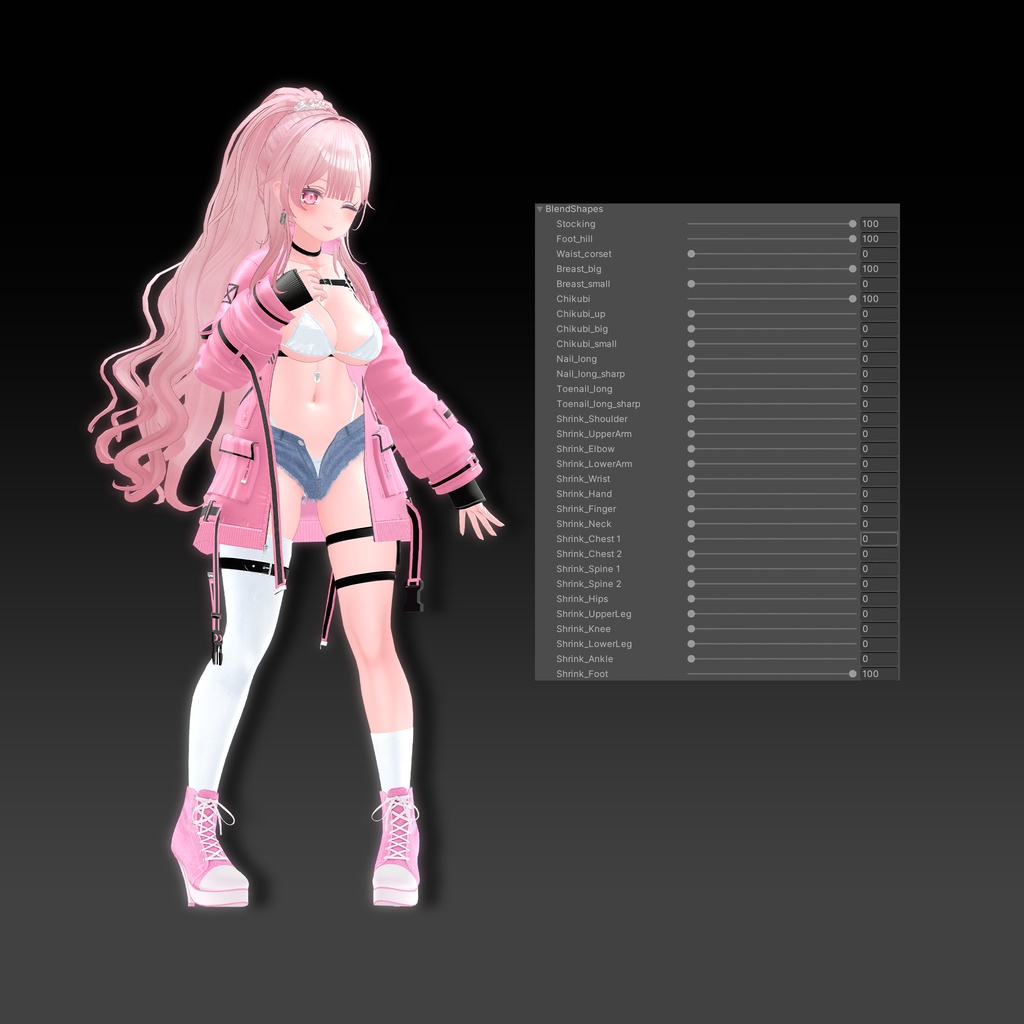 『9アバター対応』【3D衣装モデル】Lost memory