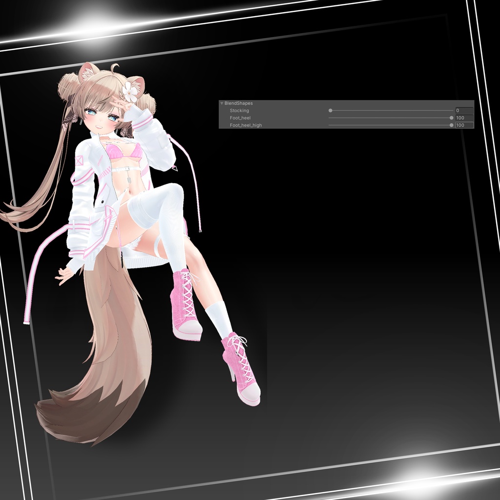 『9アバター対応』【3D衣装モデル】Lost memory