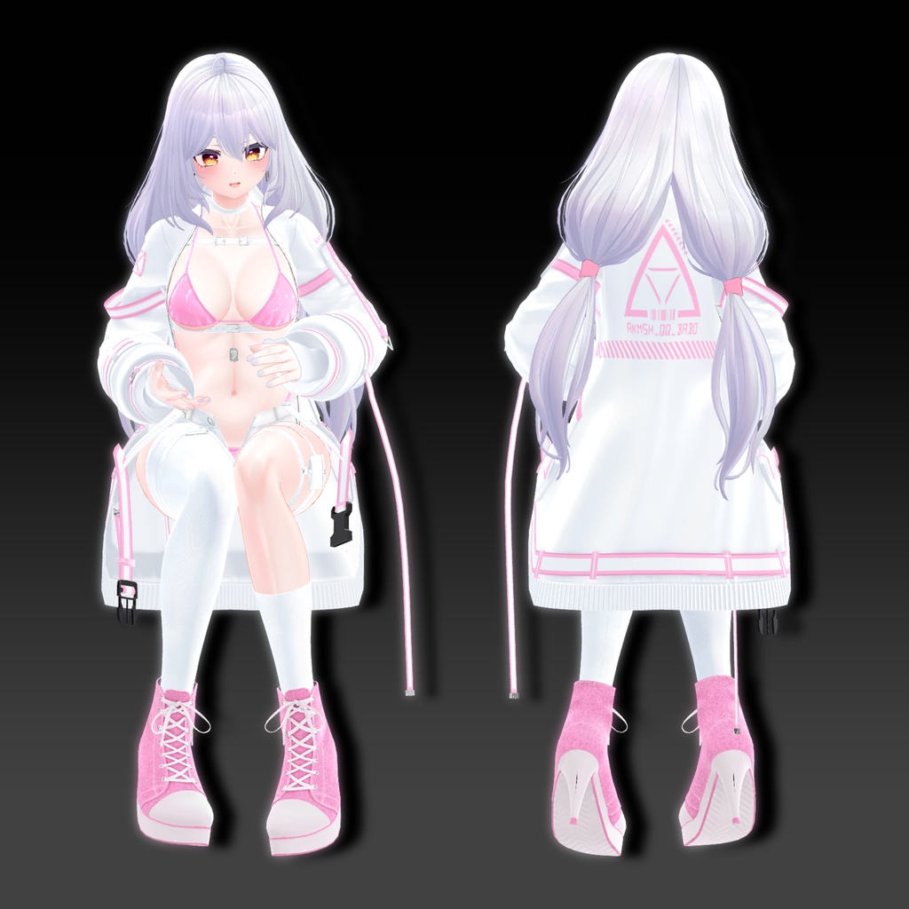 『9アバター対応』【3D衣装モデル】Lost memory