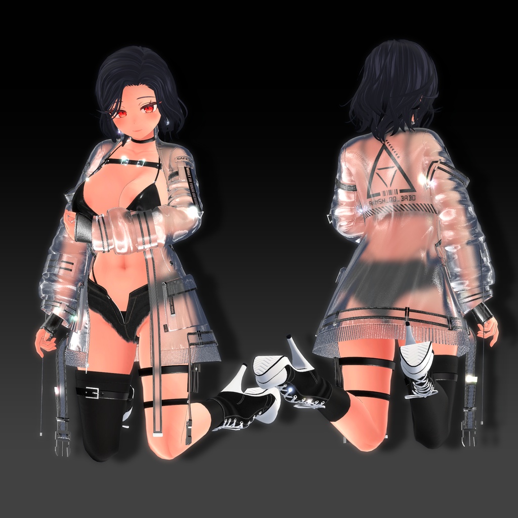 『9アバター対応』【3D衣装モデル】Lost memory