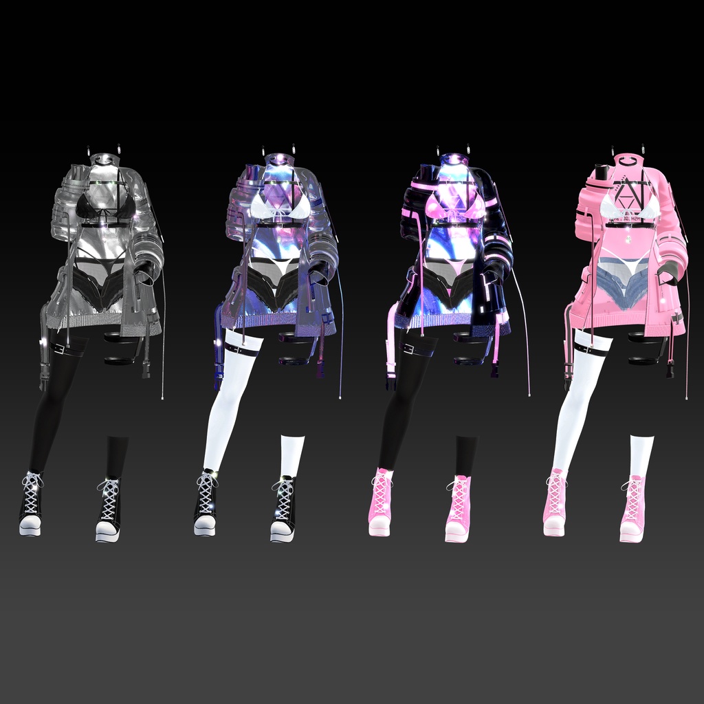 『9アバター対応』【3D衣装モデル】Lost memory