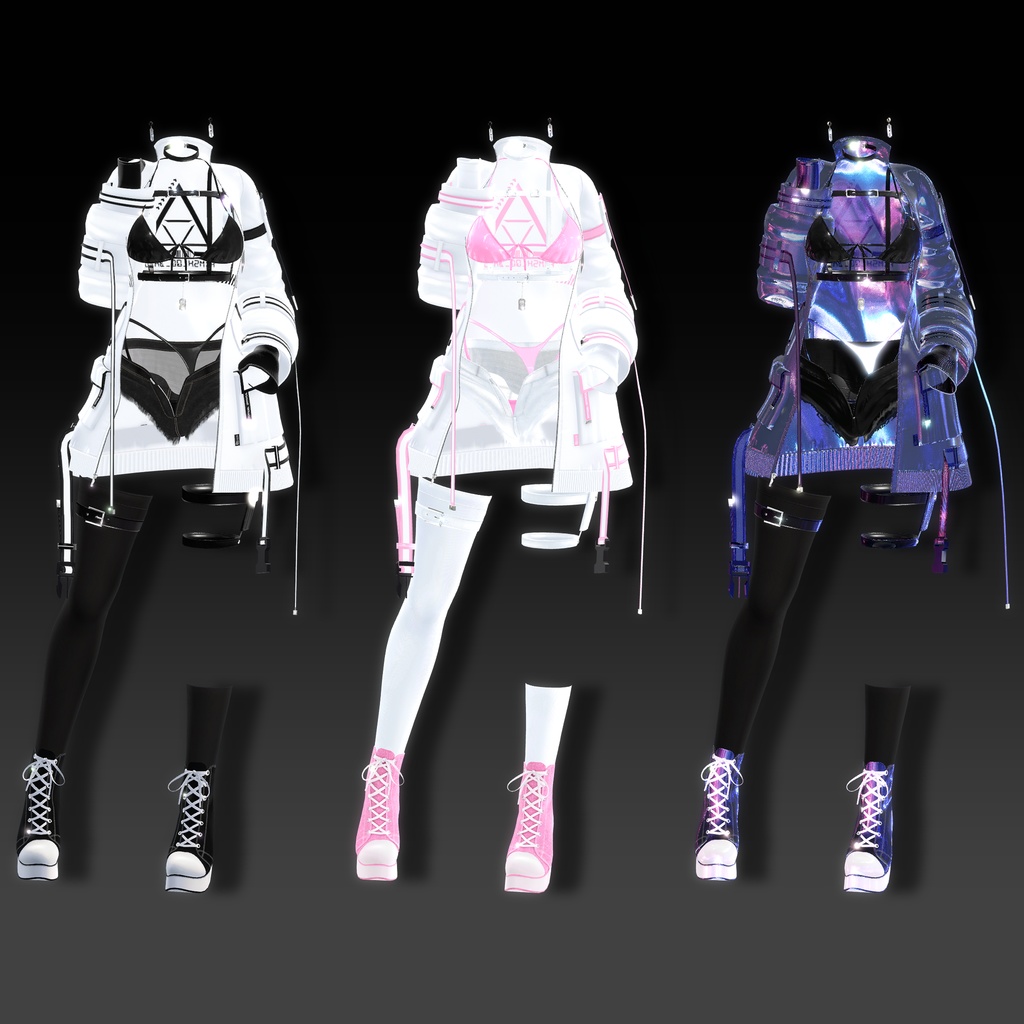 『9アバター対応』【3D衣装モデル】Lost memory