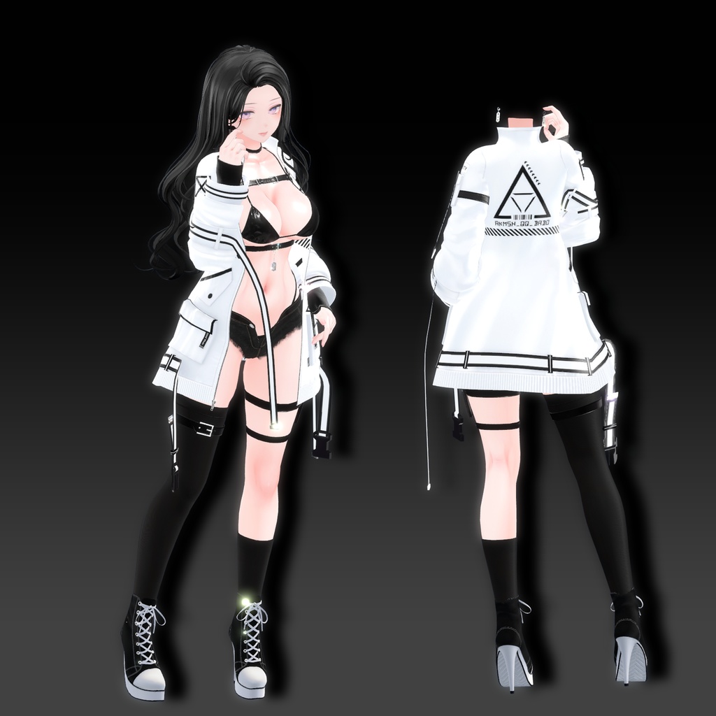 『9アバター対応』【3D衣装モデル】Lost memory