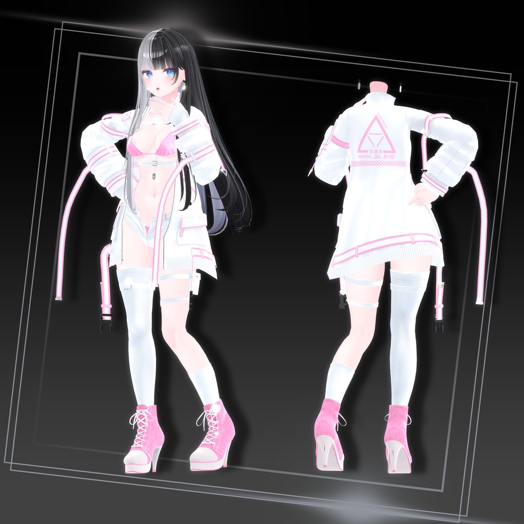 『9アバター対応』【3D衣装モデル】Lost memory