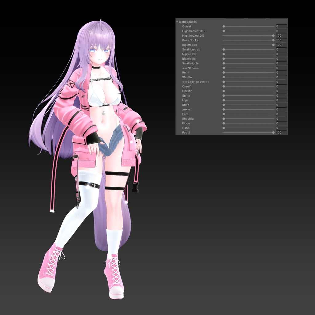 『9アバター対応』【3D衣装モデル】Lost memory