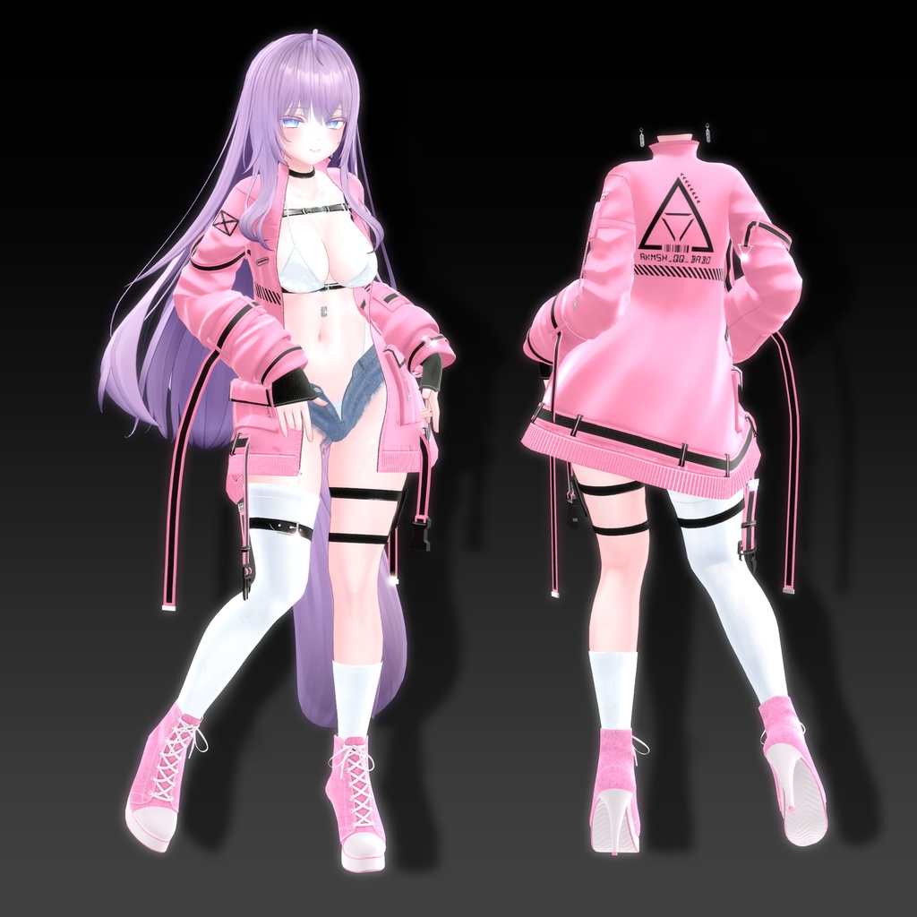 『9アバター対応』【3D衣装モデル】Lost memory