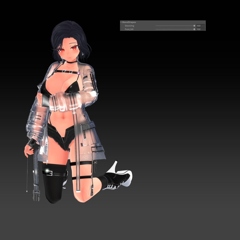 『9アバター対応』【3D衣装モデル】Lost memory