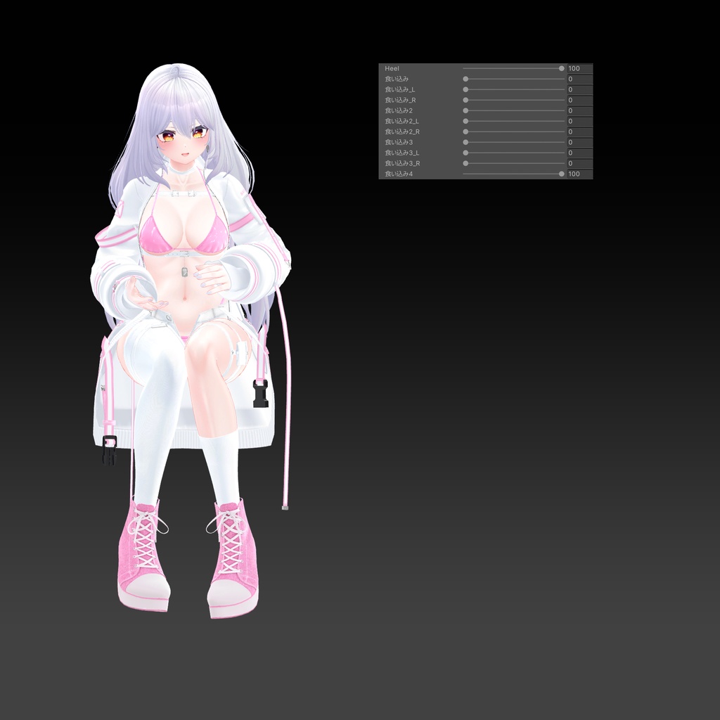 『9アバター対応』【3D衣装モデル】Lost memory