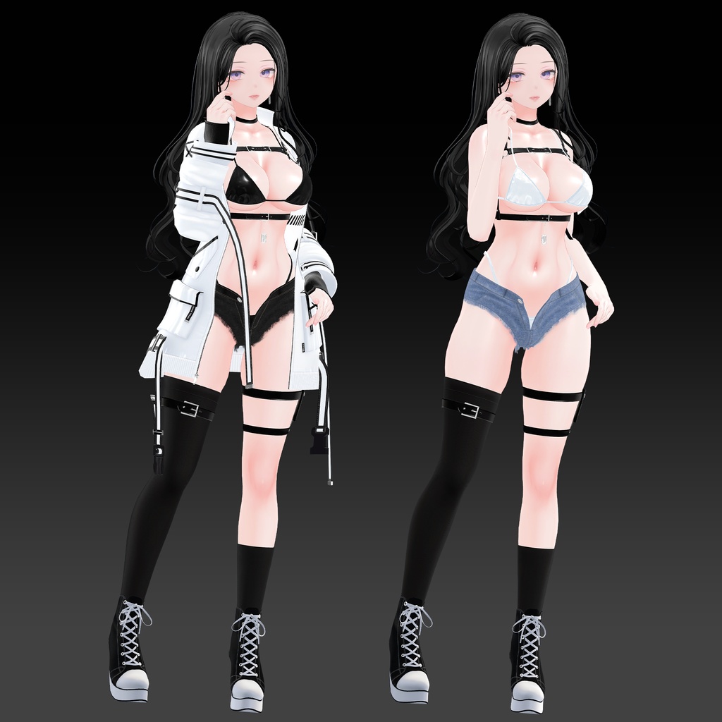 『9アバター対応』【3D衣装モデル】Lost memory