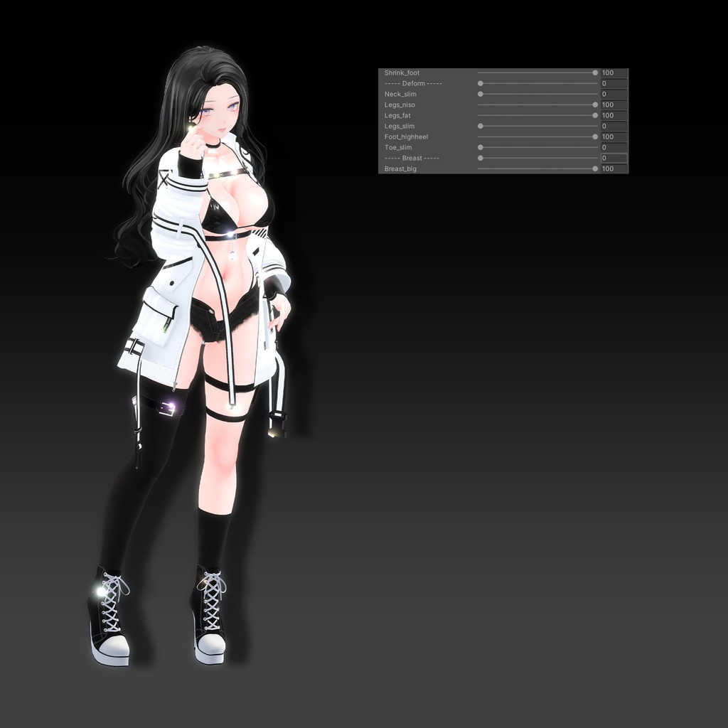 『9アバター対応』【3D衣装モデル】Lost memory