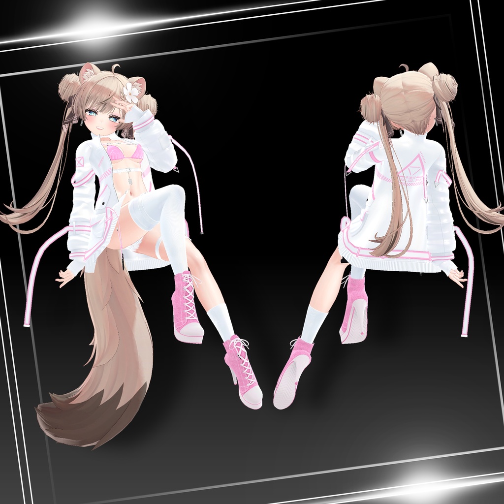 『9アバター対応』【3D衣装モデル】Lost memory