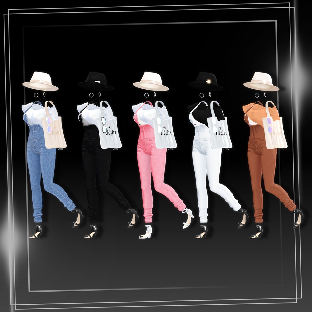 『9アバター対応』【3D衣装モデル】Urban picnic