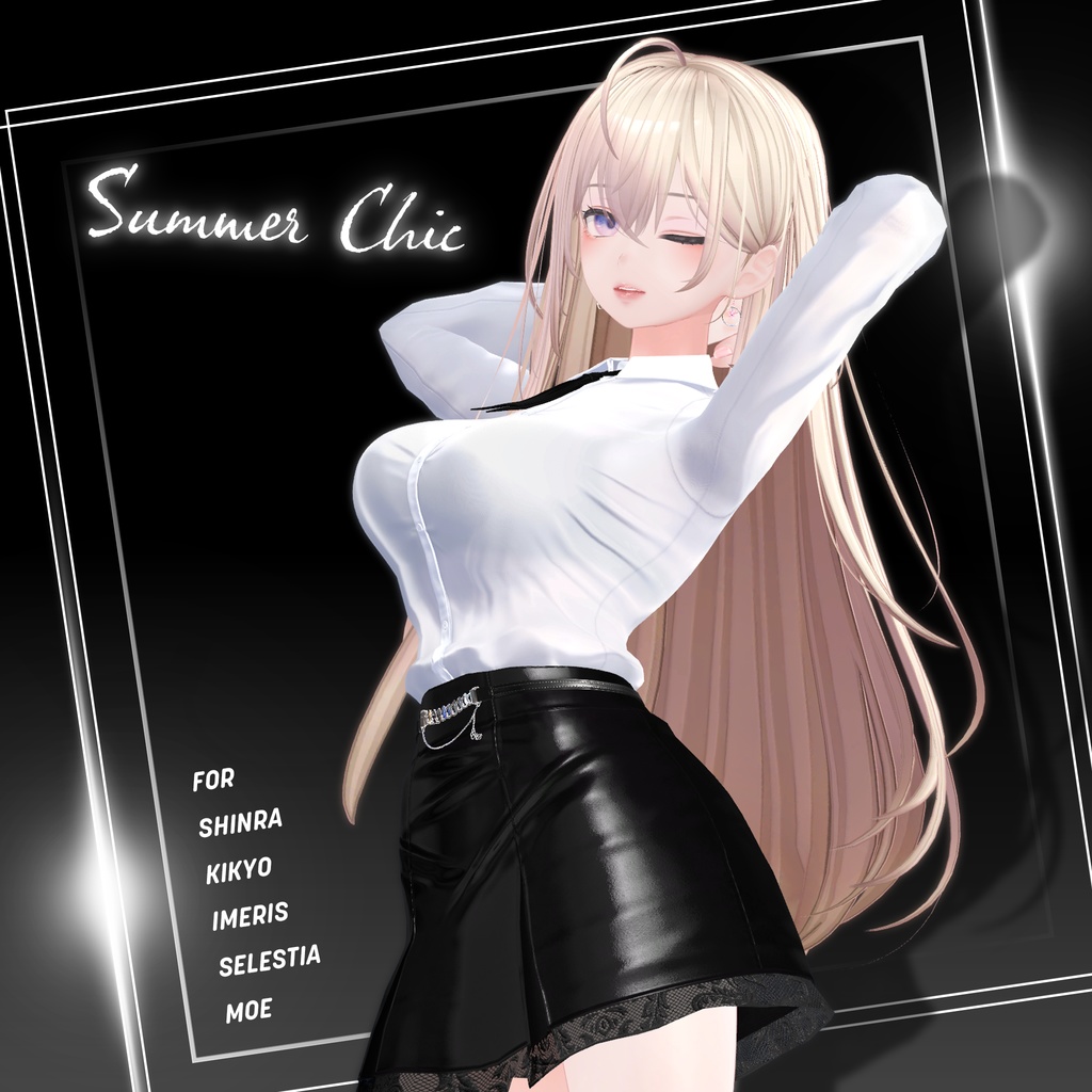 『7アバター対応』【3D衣装モデル】Summer_chic