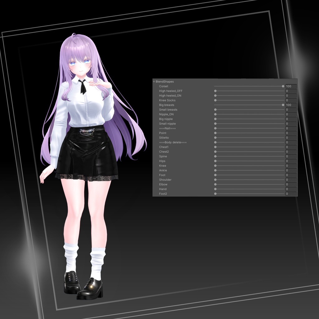 『7アバター対応』【3D衣装モデル】Summer_chic