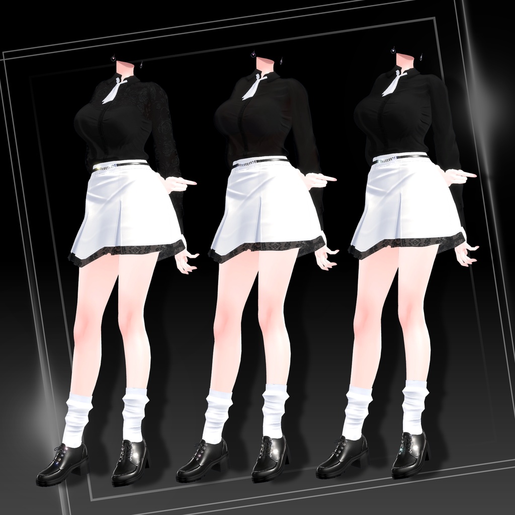 『7アバター対応』【3D衣装モデル】Summer_chic