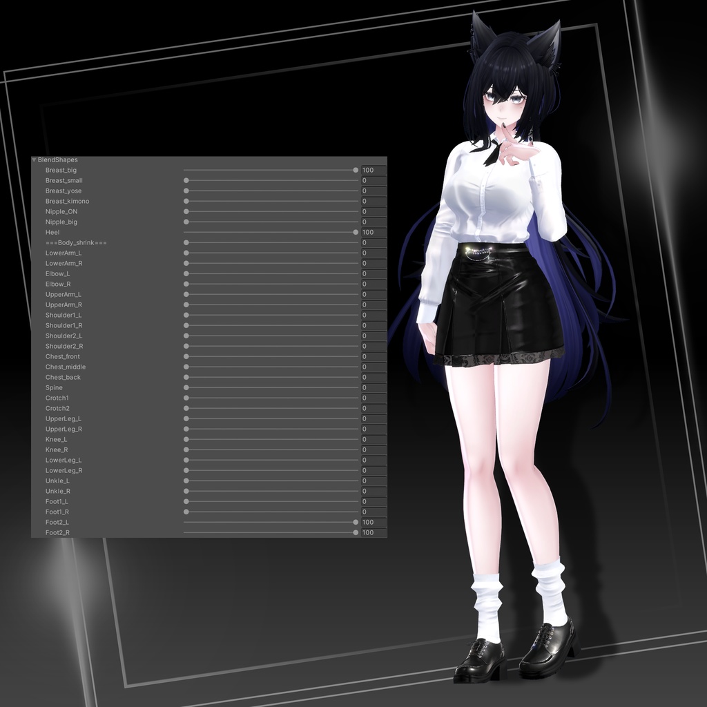 『7アバター対応』【3D衣装モデル】Summer_chic